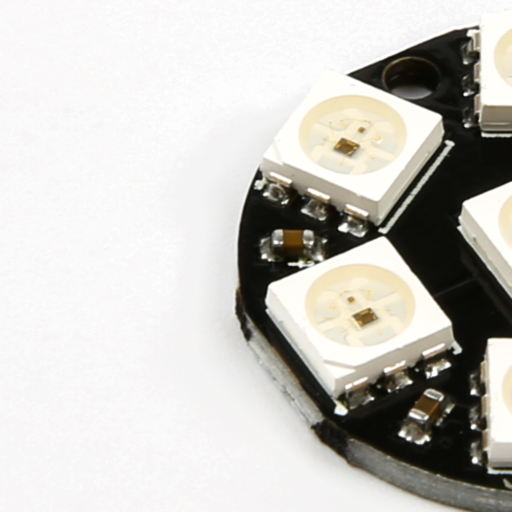 Круглая светодиодная плата CJMCU WS2812 5050 RGB LED, 7бит